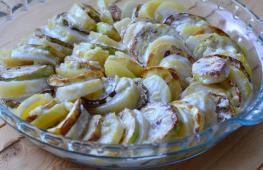 Аппетитные варианты приготовления запеканки из кабачков и картофеля Как приготовить запеканку из кабачков и картошки